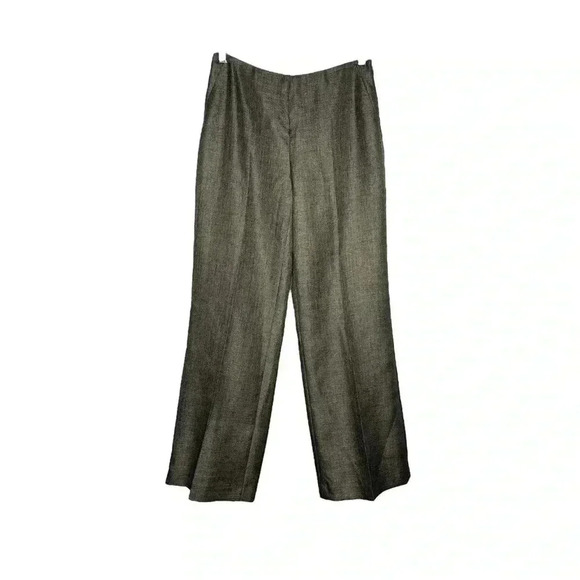 Talbot Vintage Metallic Lined Wool Blend Ankle Pants - Picture 1 of 8